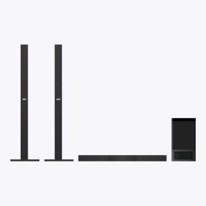 V-Series 5.1 Home Theater Sound Bar with Dolby Audio, Bluetooth, Wireless Subwoofer, Voice Assistant Compatible electronic store product image 41